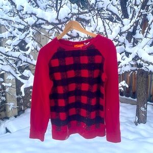 Buffalo Plaid Holiday Crewneck